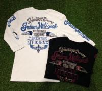 INDIAN MOTOCYCLE サーマル6分袖Tシャツ NATURAL