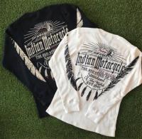INDIAN MOTOCYCLE サーマル 長袖Tシャツ NATURAL