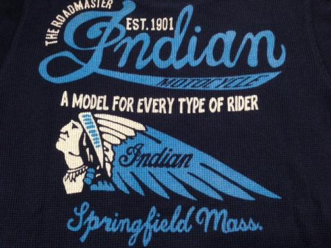INDIAN MOTOCYCLE サーマル半袖Tシャツ　BLACK