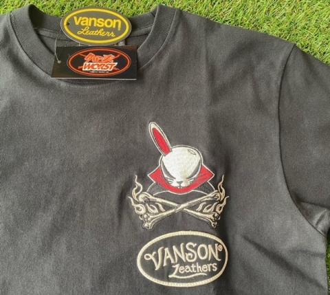 VANSON×WORST　T.F.O.A  KKK スモーキングデスラビッド 半袖Tシャツ　