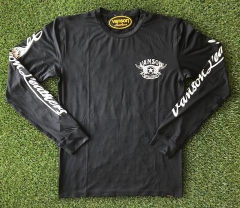 VANSON 長袖ドライロンTee