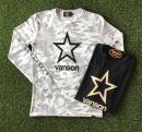 VANSON ONE STAR 長袖ドライロンTee  BLACK