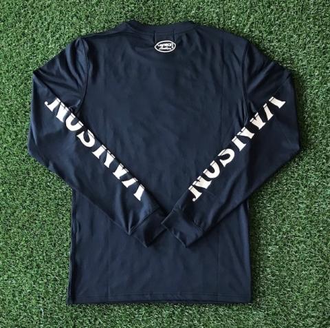 VANSON ONE STAR 長袖ドライロンTee  BLACK