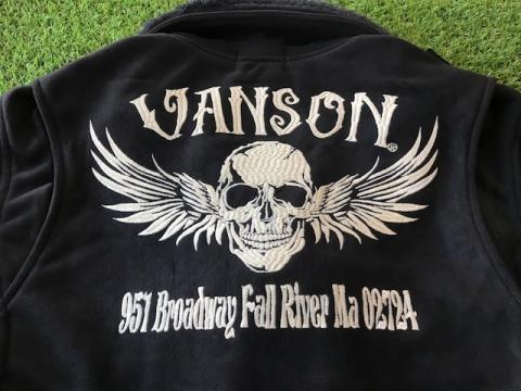VANSON ボンディングダブルライダース JACKET