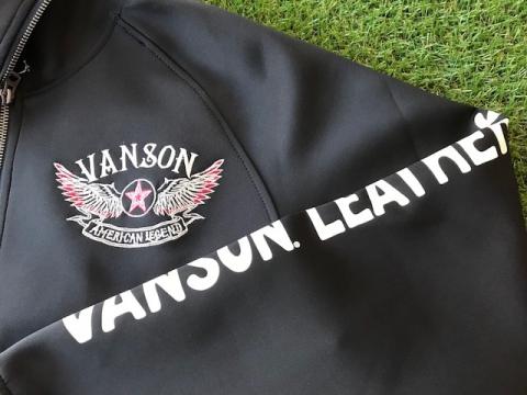 VANSON フライングスターエンブレム　FULL ZIPUPジャージ
