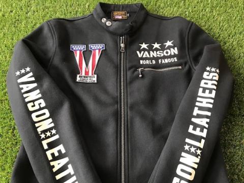VANSON Wスムース シングルライダースJKT